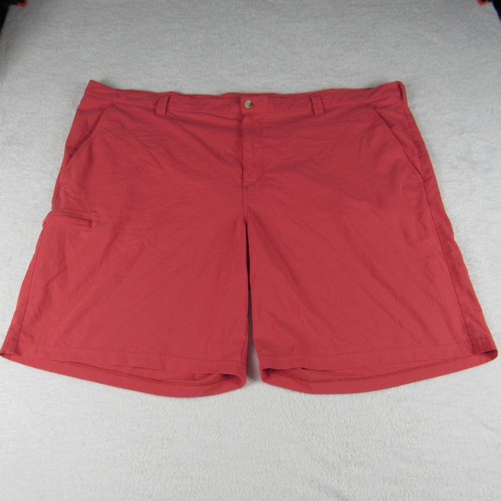Columbia PFG Shorts Womens 54W 10L Red Performance Fishing Gear Outdoor Stretch